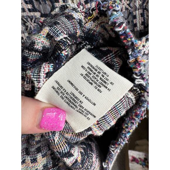 Hei Hei Anthropologie Tinsley Fafo Textured Jacquard Long Sleeve Jacket Size 10 - Picture 6 of 7